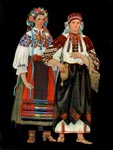 Поділля. Дівочий та жіночий костюм XIX - XX ст.
