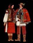 Східне Закарпаття. Жіночий та чоловічий костюм XIX - XX ст.