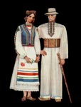 Західне закарпаття. Жіночий та чоловічий костюм XIX - XX ст.